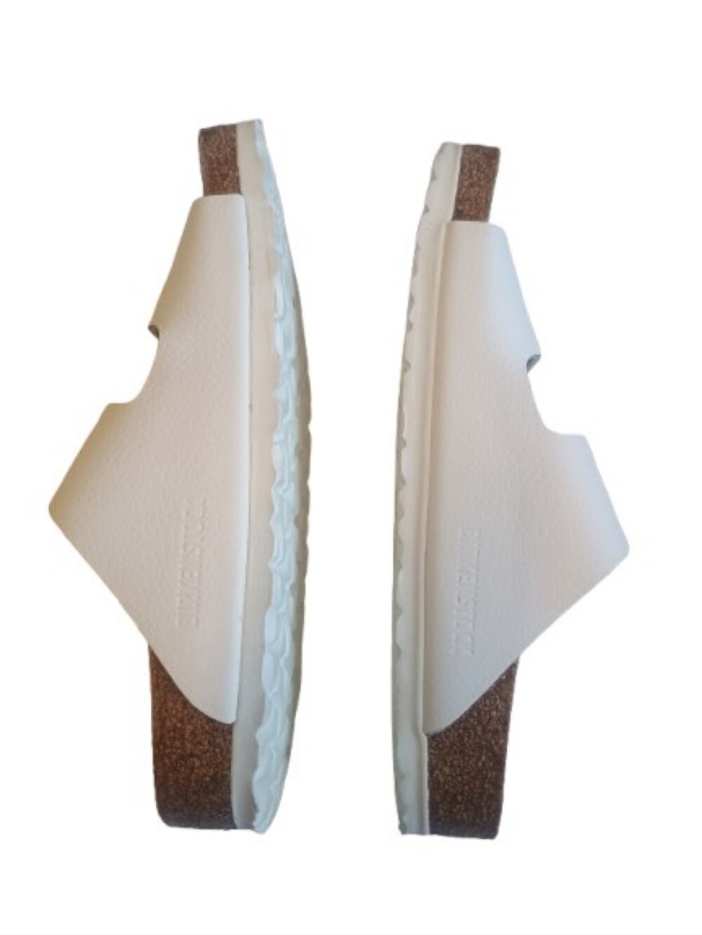 Birkenstock LEATHER Arizona Big Buckle White Sandal SIZE: 36 - Picture 6 of 9
